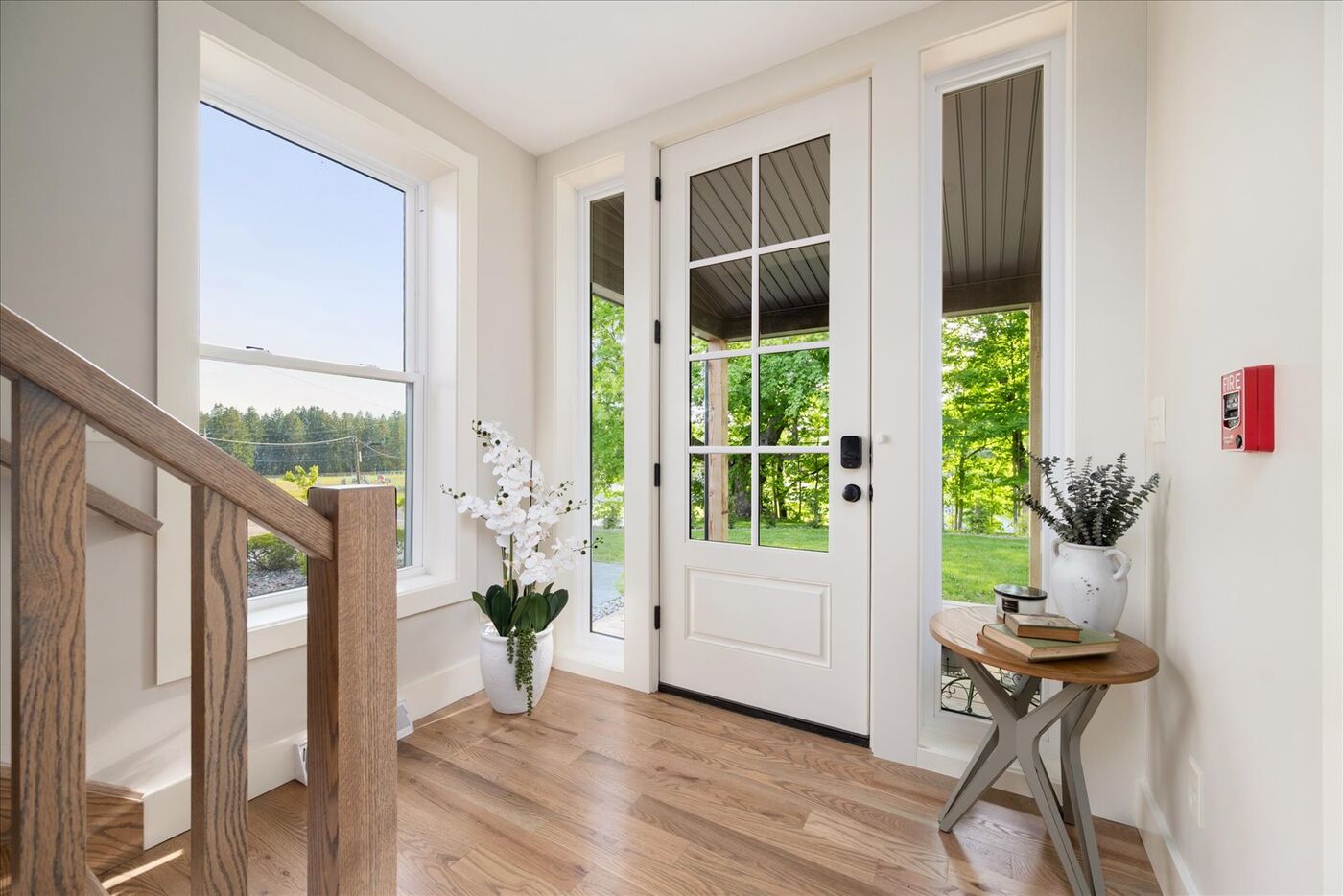 Farmhouse living space at Petal and Bloom